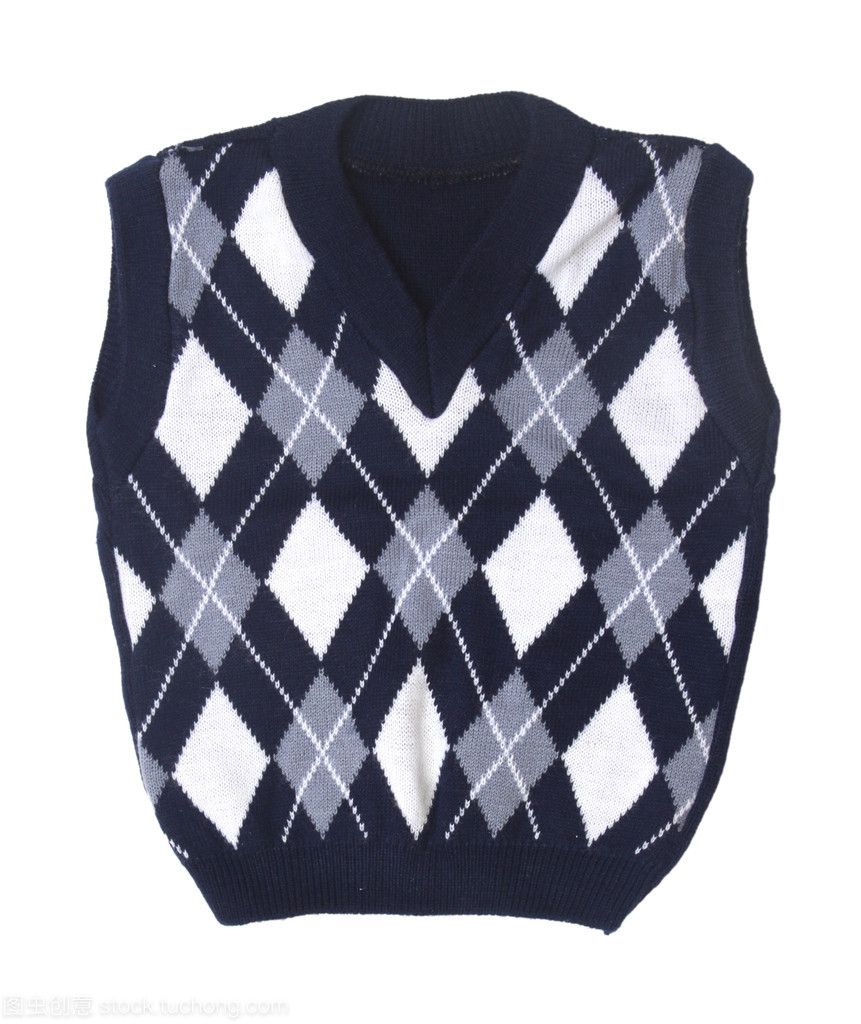 格子寶寶針織的背心