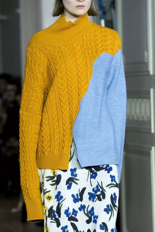 針織元素 曲線絞花的藝術(shù)之美